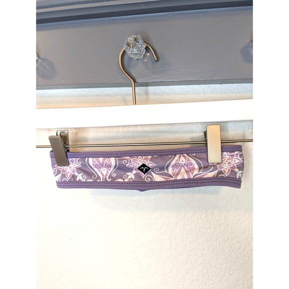PRANA Women's One Size Athletic Headband Purple Pink White Patterned - Picture 1 of 4